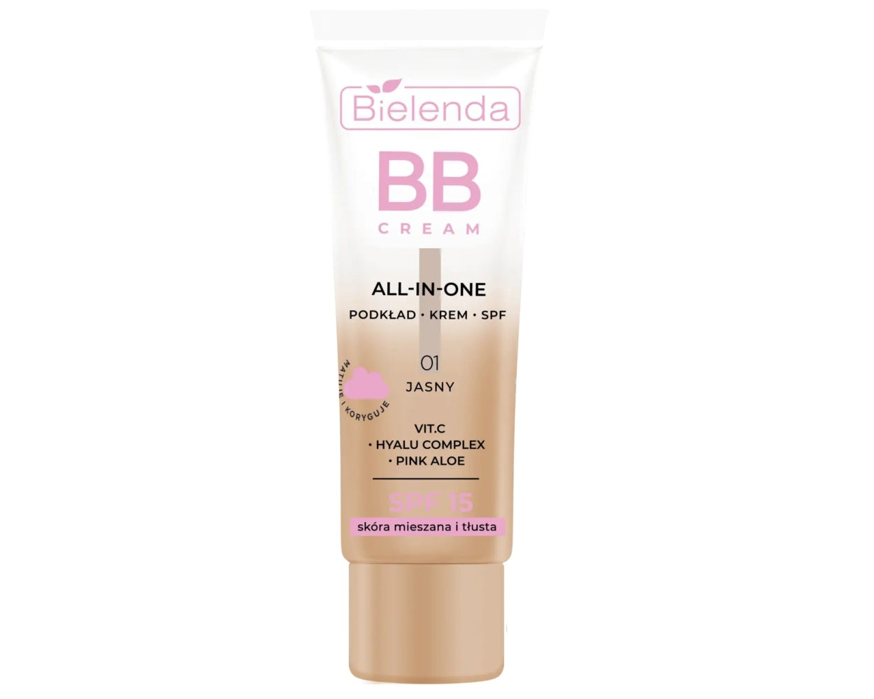 Bielenda BB Cream All In One For Combination And Oily Skin 01 Light SPF15 30g