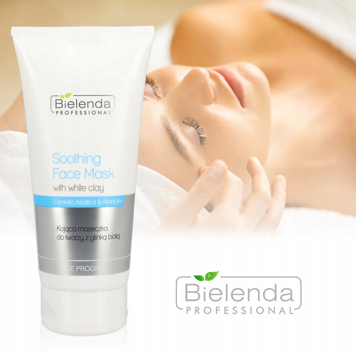 Bielenda Professional Soothing Face Mask with White Clay 150g