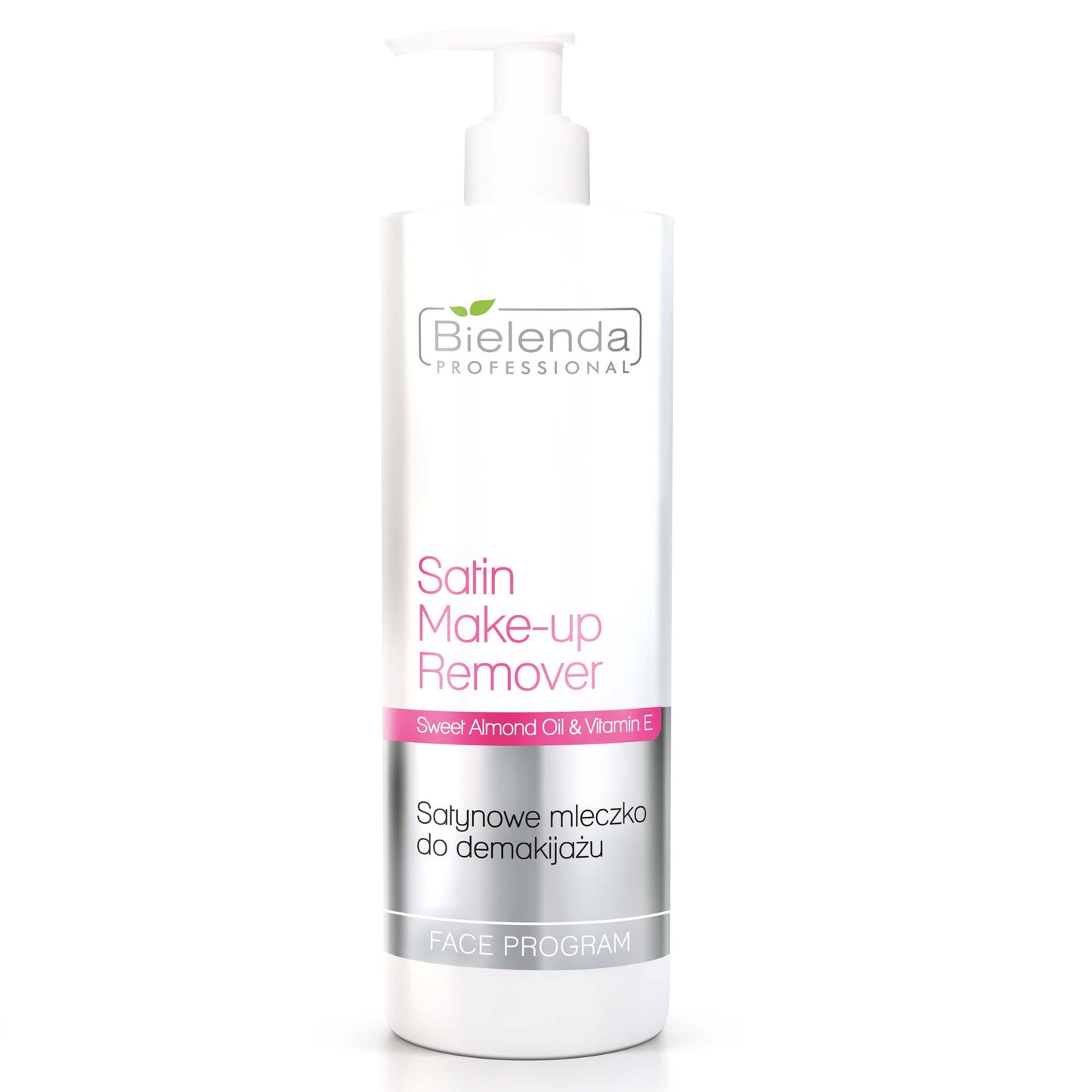 Bielenda Professional Satin Make Up Remover with Sweet Almond and Vitamin E 500ml