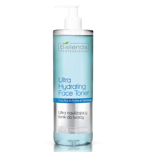 Bielenda Professional Aqua Porine Ultra Hydrating Face Toner 500ml