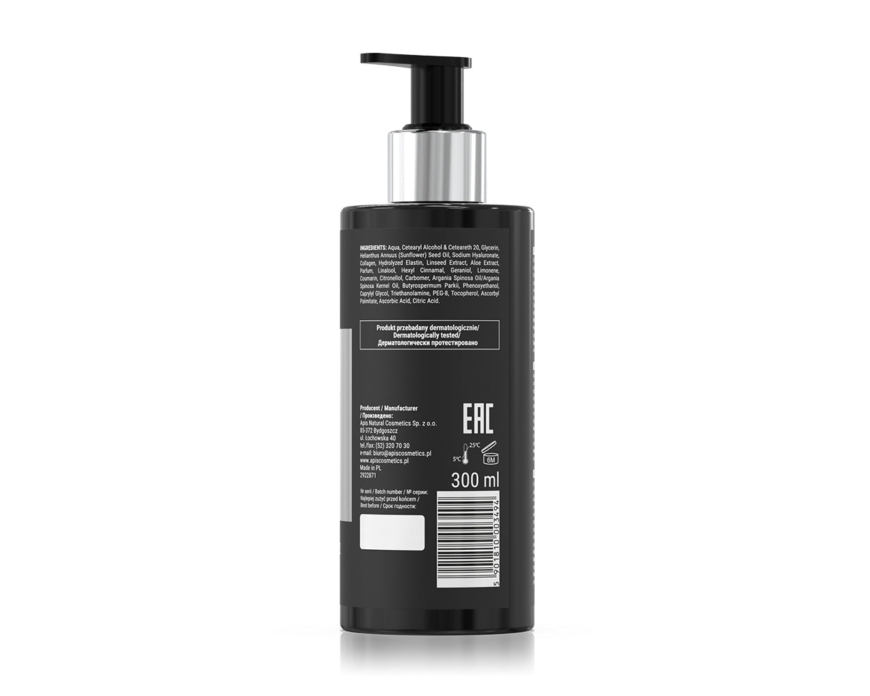 Apis Action for Men Nourishing Body and Hand Cream 300ml