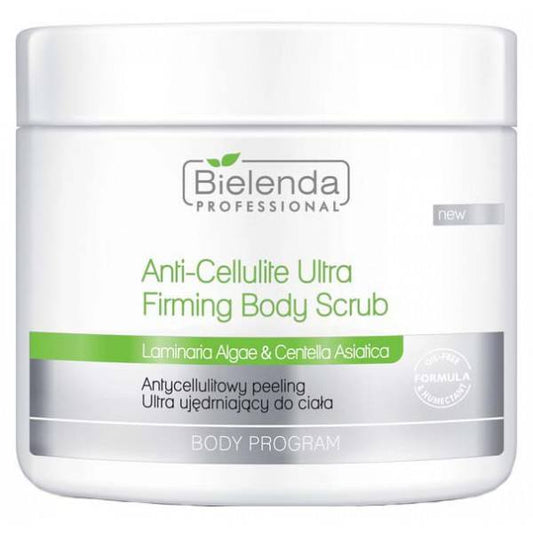 Bielenda Professional Anti Cellulite Ultra Firming Body Scrub with Laminaria Algae and Cantella Asiatica 550g