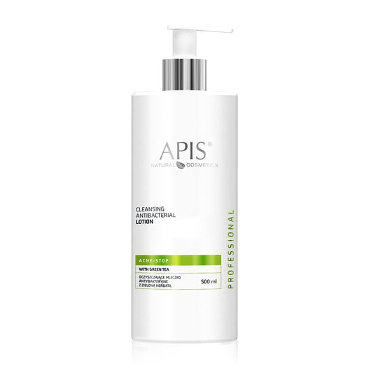 Apis Professional Acne Stop Cleansing Antibacterial Lotion with Green Tea 500ml