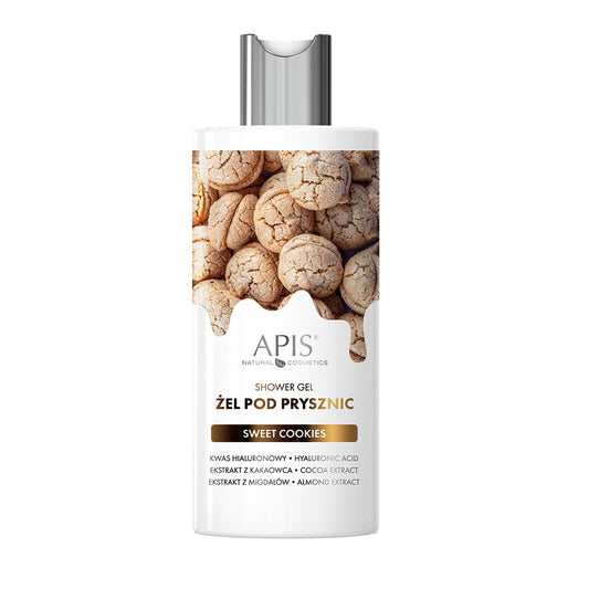 Apis Sweet Cookie Shower Gel Balm with Hyaluronic Acid Cocoa & Almond Extract 300ml