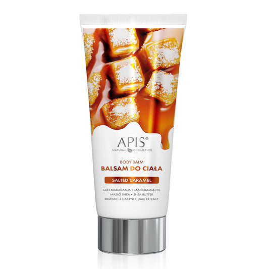 Apis Salted Carmel Body Balm with Macadamia Oil Shea Butter & Date Extract 200ml