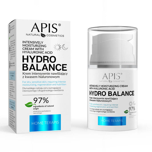 Apis Home Terapis Intensively Moisturizing Cream with Hyaluronic Acid 50ml