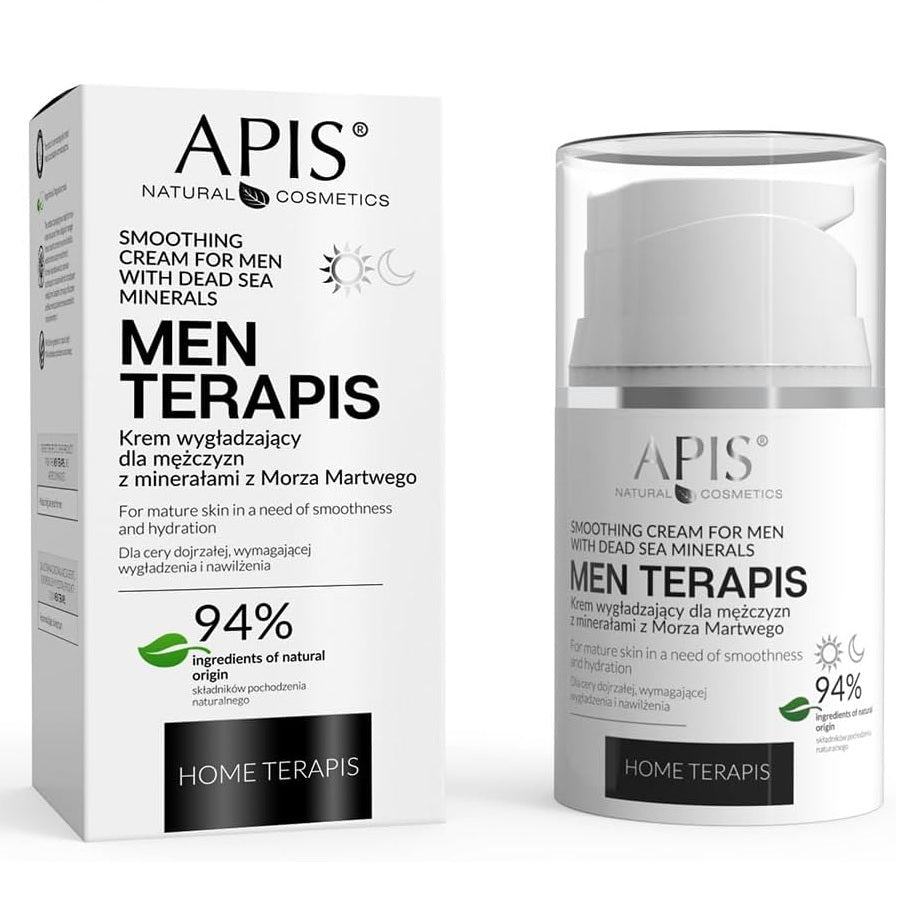 Apis Home Terapis Men's Smoothing Cream with Dead Sea Minerals 50ml