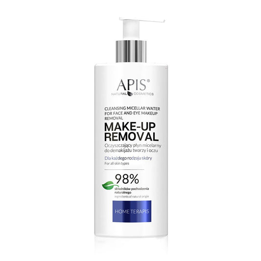 Apis Home Terapis Cleansing Micellar Water for Face and Eyes Makeup Removal 300ml