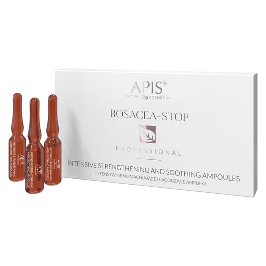 Apis Professional Rosacea Stop Intensive Strengthening and Soothing Ampoules 10x3ml