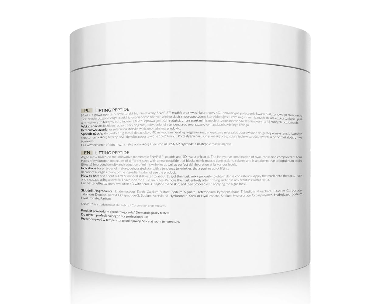 Apis Professional Lifting and Tensing Algae Mask with Snap 8 Peptide 200g