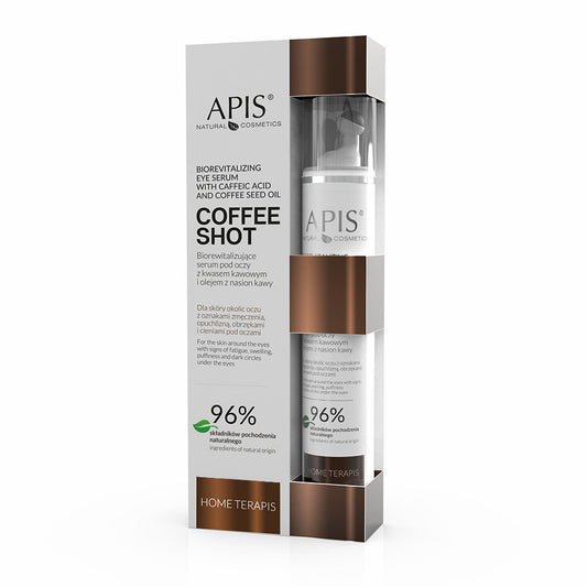 Apis Coffee Shot Biorevitalizing Eye Serum with Caffeic Acid and Coffee Seed Oil 10ml