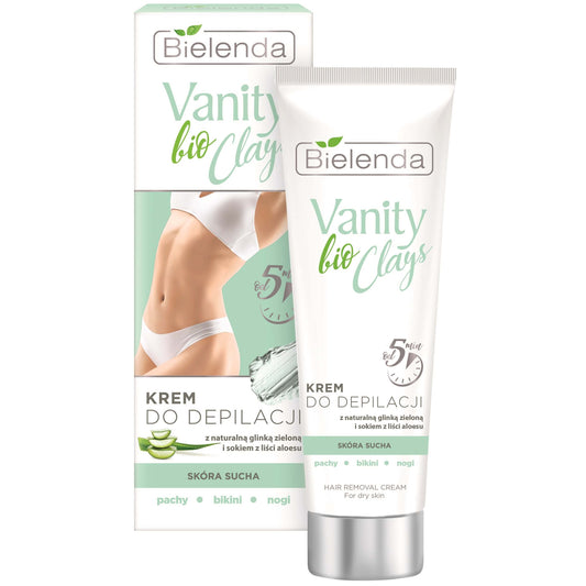 Bielenda Vanity Clays Bio Cream For Hair Removal With Green Clay 100ml