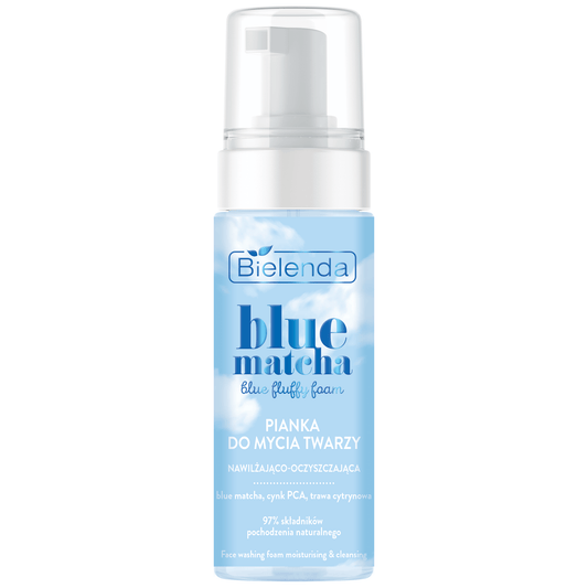 Bielenda Blue Matcha Moisturising Fluffy Washing Foam 150ml