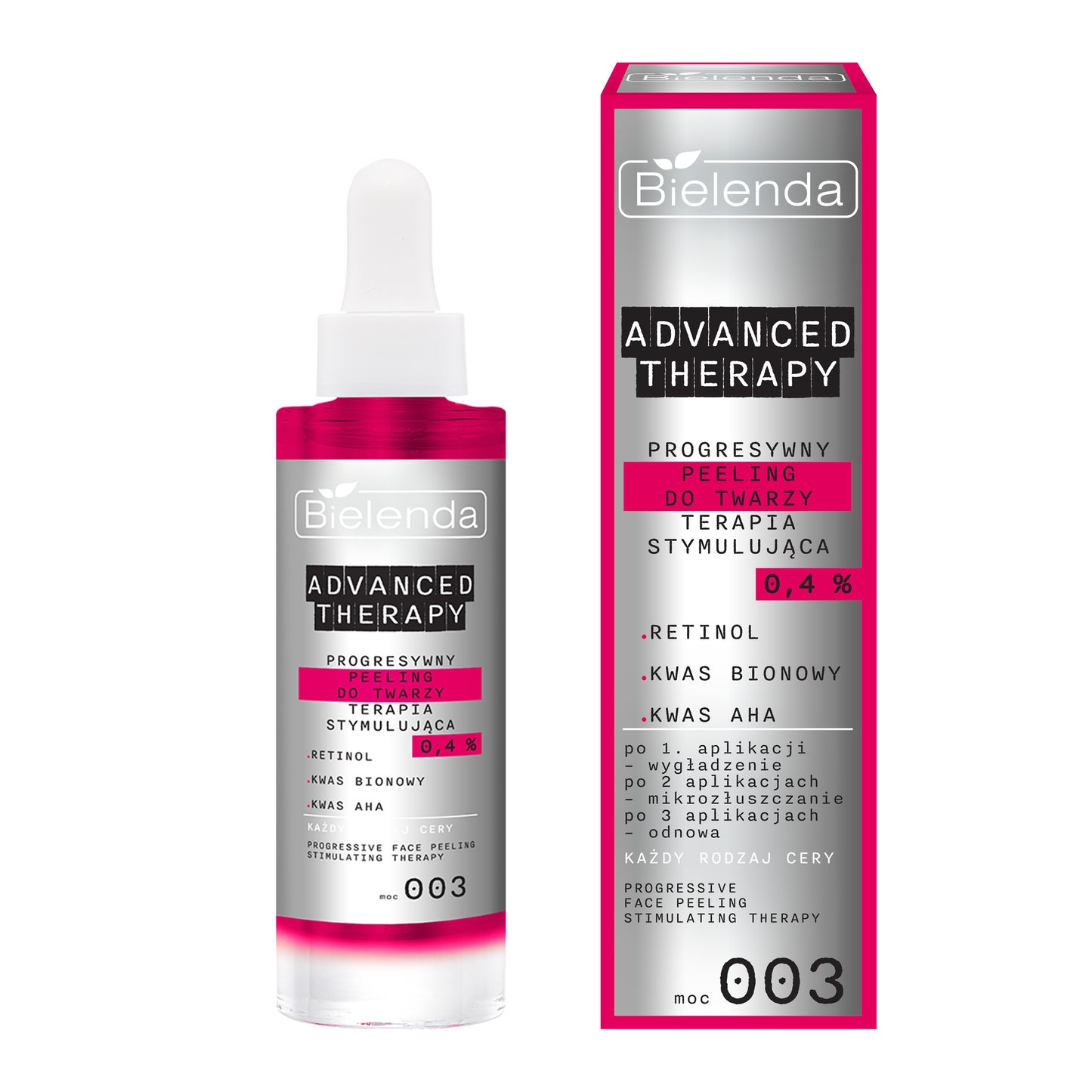 Bielenda Advanced Therapy Progressive Stimulating Facial Scrub 003 with 0.4 Retinol AHA & Bionic Acid  30ml