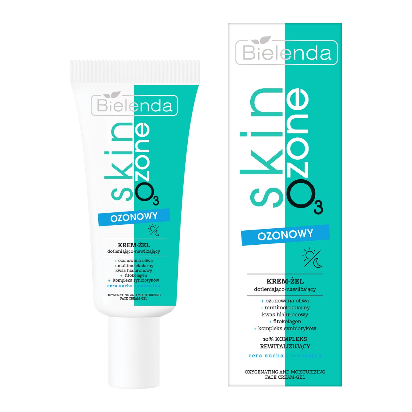 Bielenda Skin O3 Zone Ozone Oxygenating and Moisturising Cream-Gel for Dry and Normal Skin 50ml