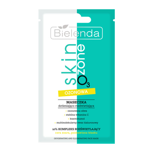 Bielenda Skin O3 Zone Ozone Oxygenating and Illuminating Mask for Grey Skin 8g