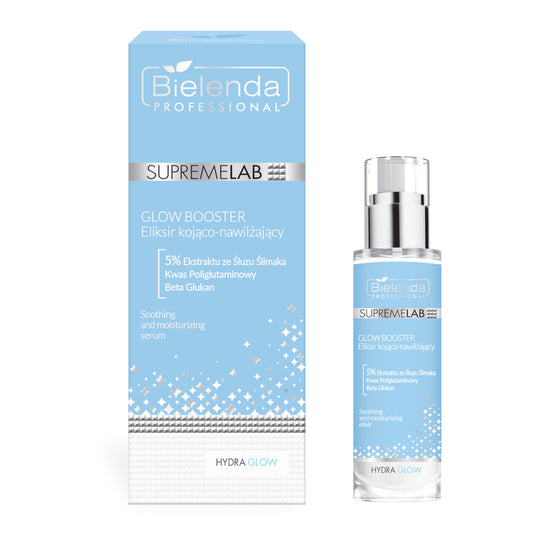 Bielenda Professional Supremelab Hydra Glow Soothing and Moisturising Elixir Glow Booster 30ml