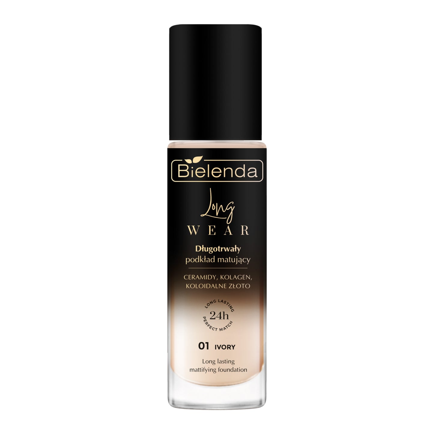 Bielenda Long Wear Long-Lasting Mattifying Foundation 01 Ivory 30ml