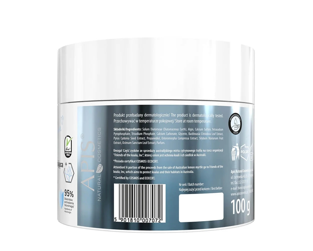 Apis Ideal Balance by Deynn Normalizing and Hydrating Algae Mask 100g