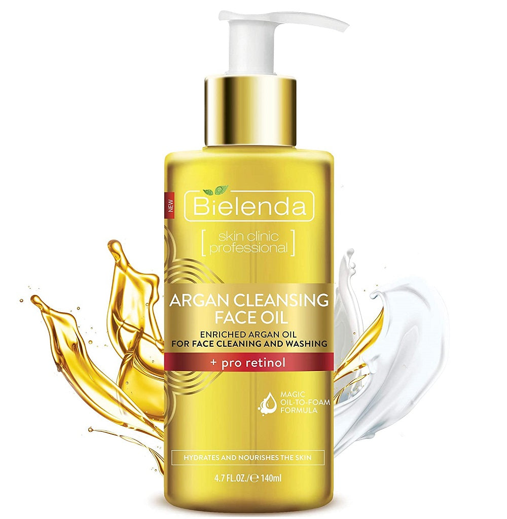 Bielenda Agran Cleansing Face Oil with Pro-Retinol 140ml