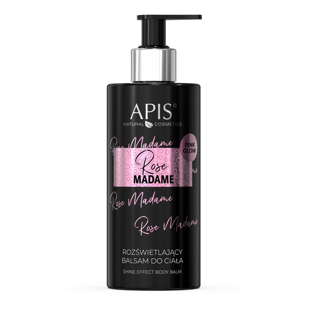 Apis Rose Madame Shine Effect Body Balm with Pink Glow Effect 300ml