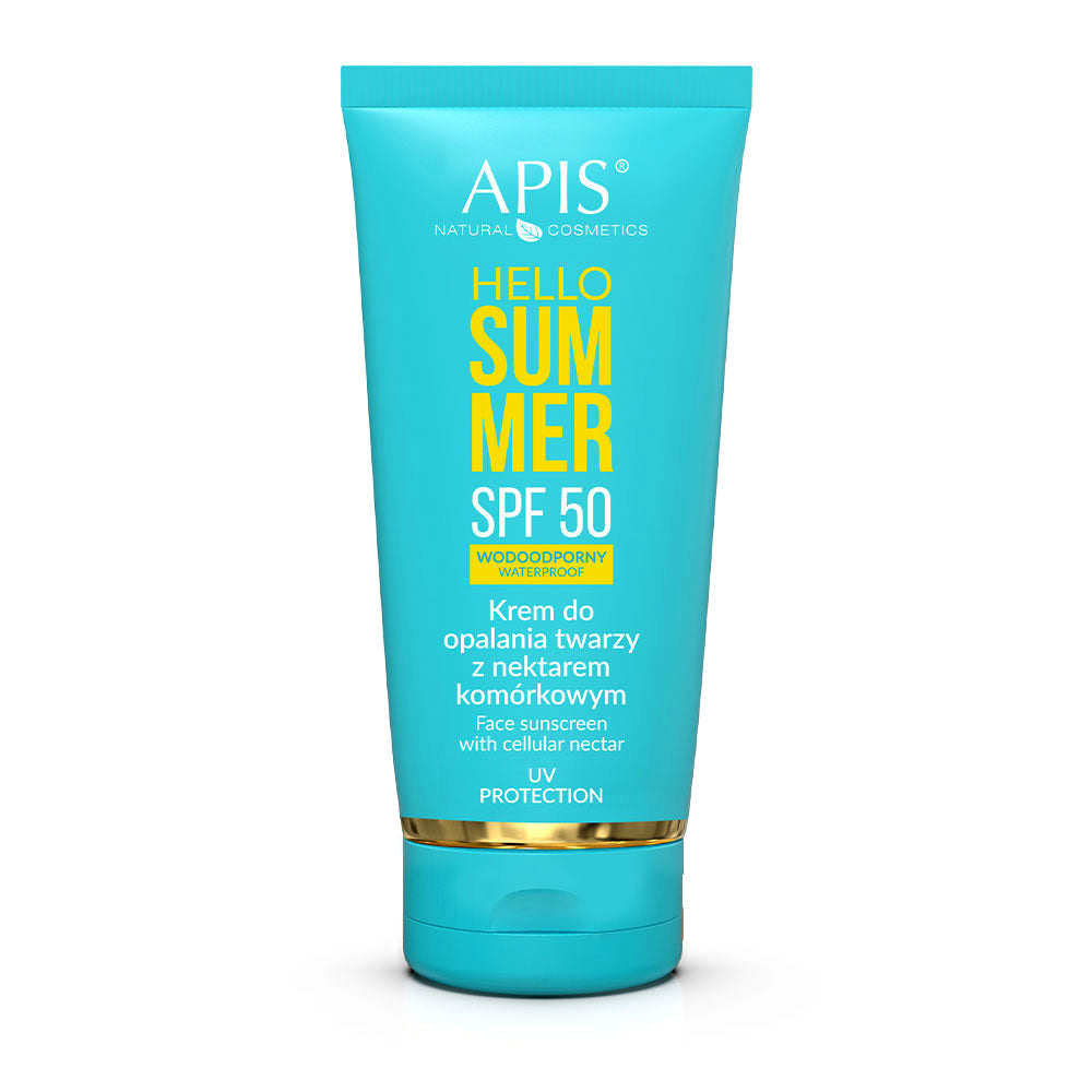 Apis Hello Summer Waterproof SPF 50 Face Sunscreen with Cellular Nectar 50ml