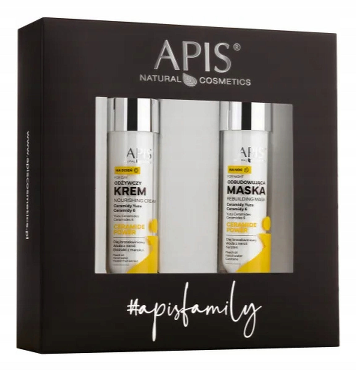 Apis Ceramide Power Cream 50ml + Face Mask 50ml for Grey Dry and Dehydrated Skin