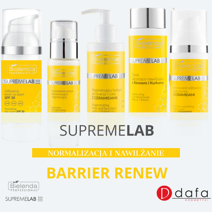 Bielenda Professional SupremeLab Barrier Renew Soothing and Moisturising Face Tonic with Aloe and Turmeric 200ml