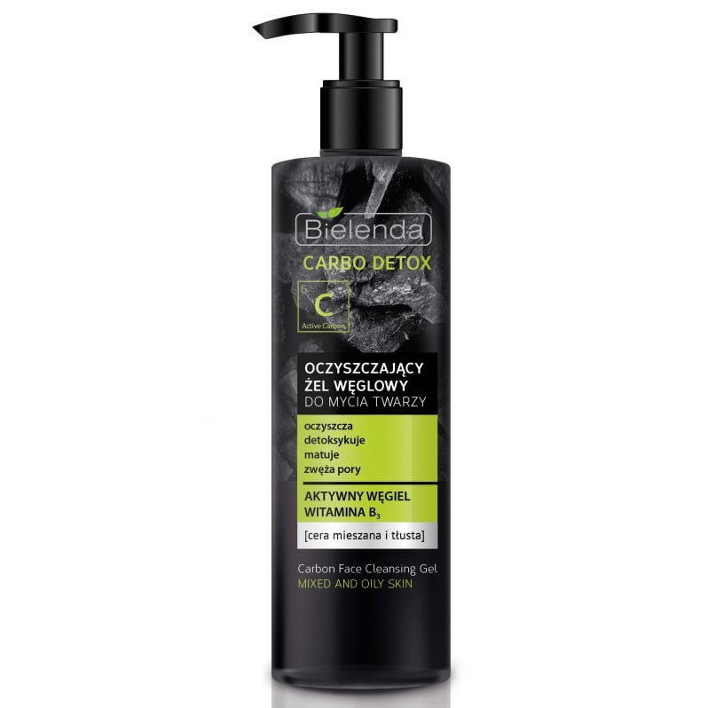 Bielenda Carbo Detox Charcoal Purifying Cleansing Gel 195g