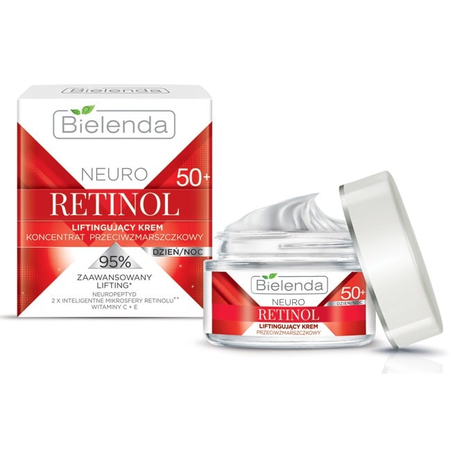 Bielenda Neuro Retinol Lifting Anti Wrinkle Cream Concentrate 50+ Day Night 50ml