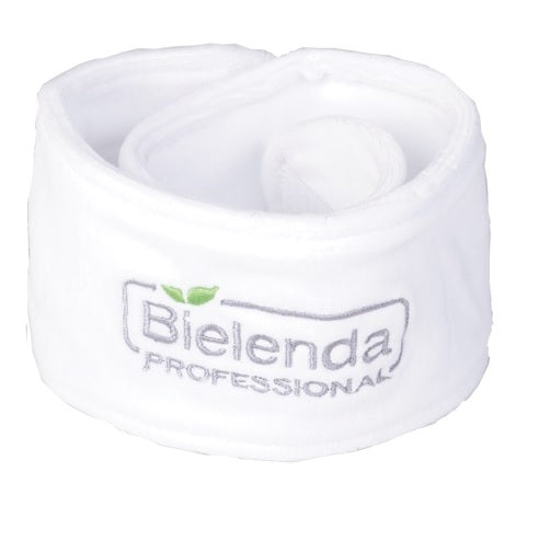 Bielenda Professional Terry Cloth Headband for Spa Beauty Treatments