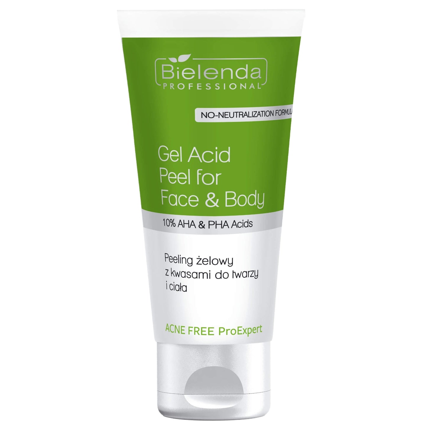 Bielenda Professional Acne Free ProExpert Face & Body Peeling Gel With 10% AHA & PHA 150ml