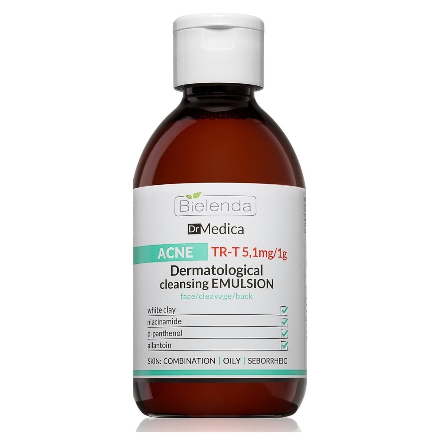 Bielenda Dr Medica Dermatological Anti Acne Cleansing Emulsion for Face Cleavage and Back 250g