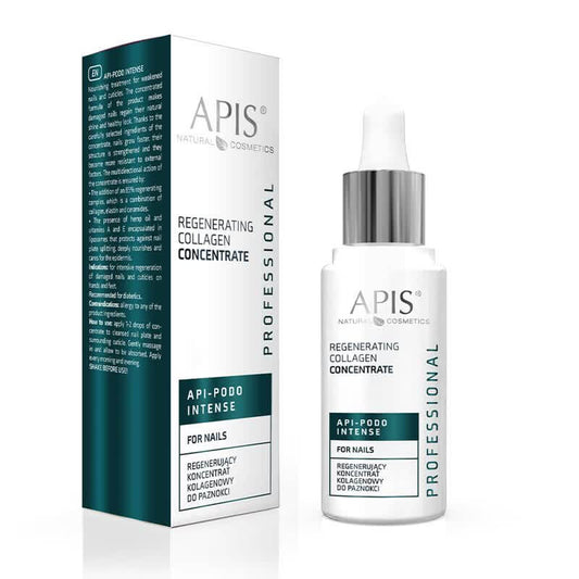 Apis Api-Podo Intense Regenerating Collagen Concentrate For Nails With 85% Regenerating Complex 30ml