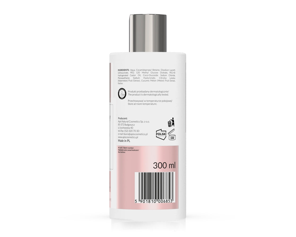 Apis Watermelon Shower Gel with Hyaluronic Acid 300ml