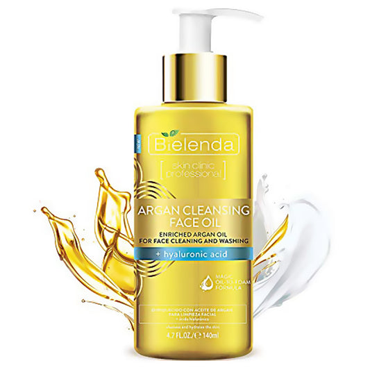 Bielenda Argan Cleansing Face Oil With Hyaluronic Acid 140ml