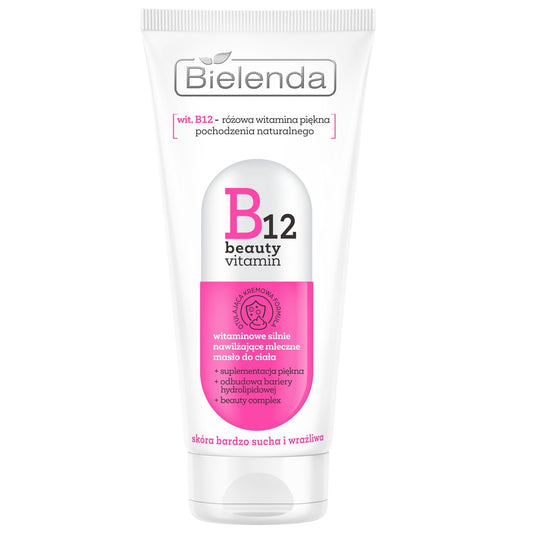 Bielenda B12 Beauty Vitamin Highly Moisturizing Milky Body Butter 200ml