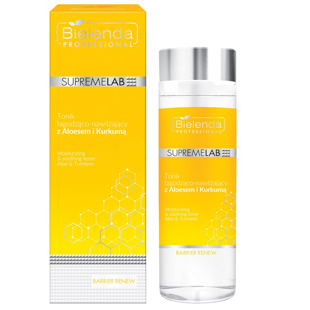 Bielenda Professional SupremeLab Barrier Renew Soothing and Moisturising Face Tonic with Aloe and Turmeric 200ml