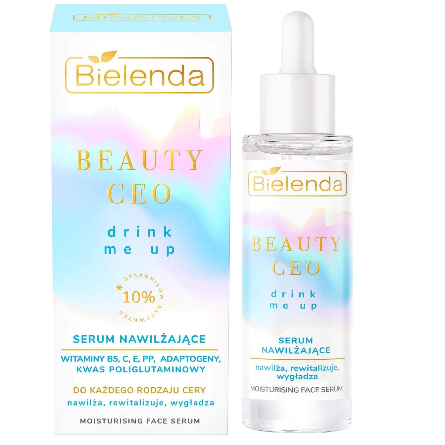 Bielenda Beauty CEO Drink Me Up Moisturizing Serum 100% Vegan Formula 30ml