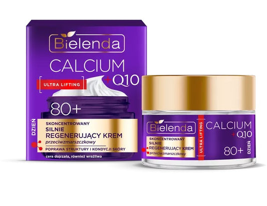 Bielenda Calcium + Q10 Anti-Wrinkle Day Cream 80+ 50ml