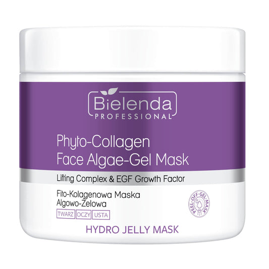 Bielenda Professional Hydro Jelly Firming Algae-Gel Mask Phyto-Collagen & EGF Growth Factor 190g