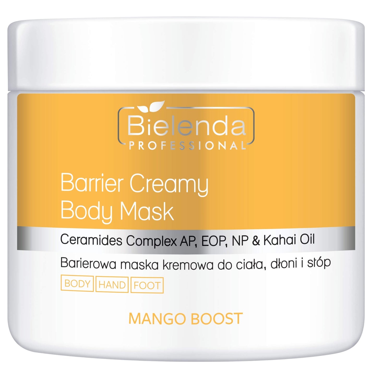 Bielenda Professional Mango Boost Barrier Creamy Body Mask For Body Hands And Feet 600g