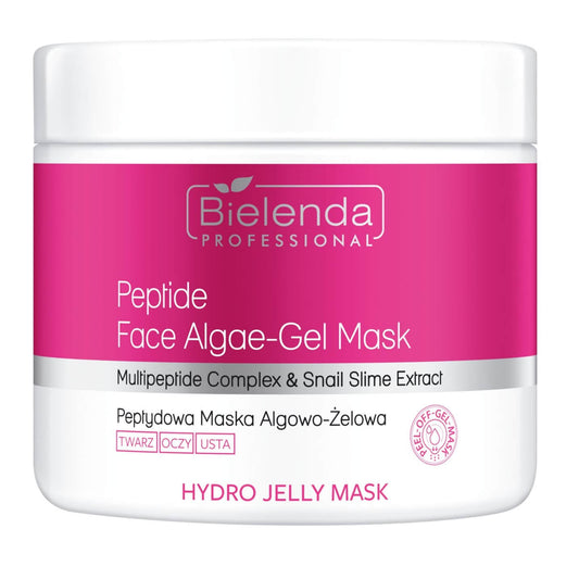 Bielenda Professional Hydro Jelly Anti-wrinkle Algae Gel Mask with Peptides & Snail Slime 190g