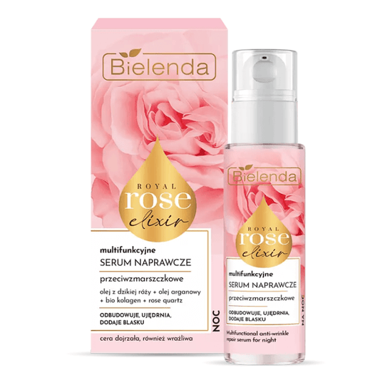 Bielenda Royal Rose Elixir Multifunctional Anti-Wrinkle Repair Night Serum 30ml