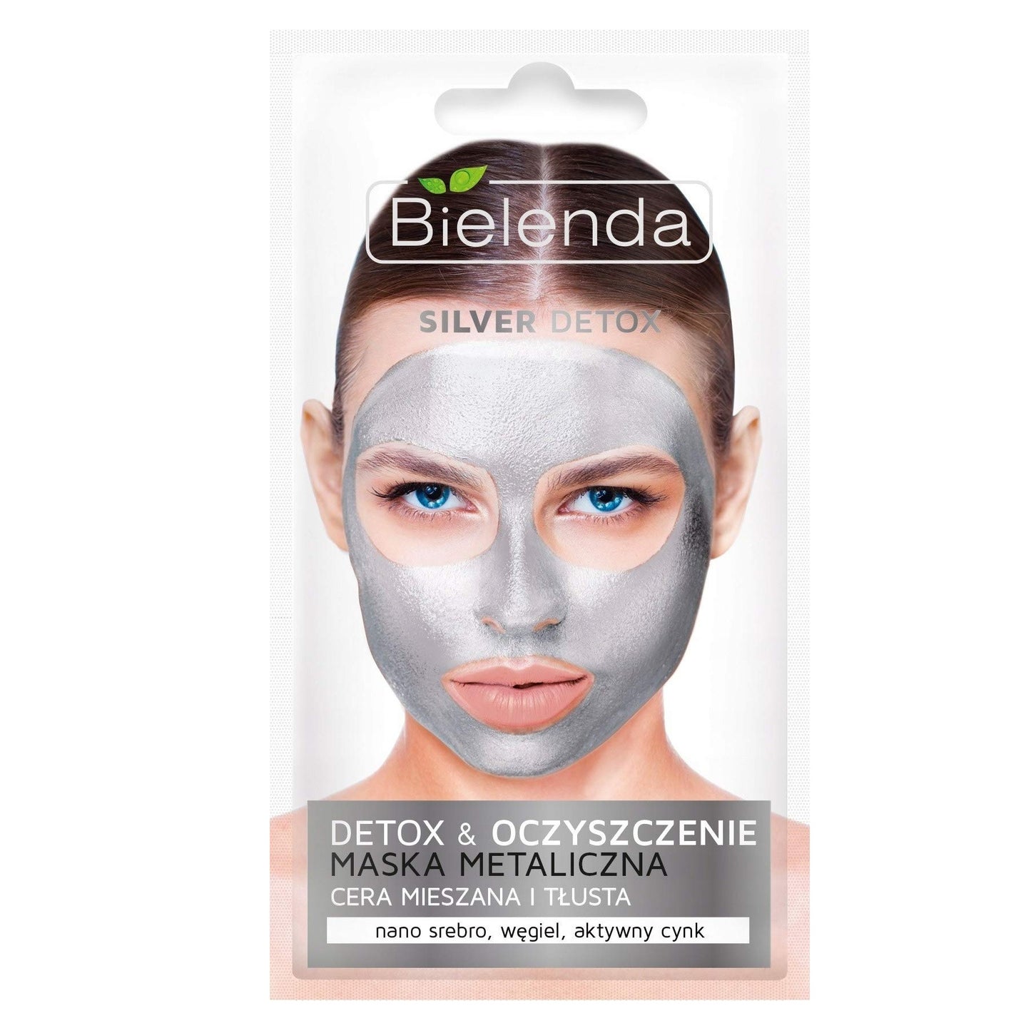 Bielenda Silver Detox Detoxifying Face Mask For Mixed And Oily Skin 8g