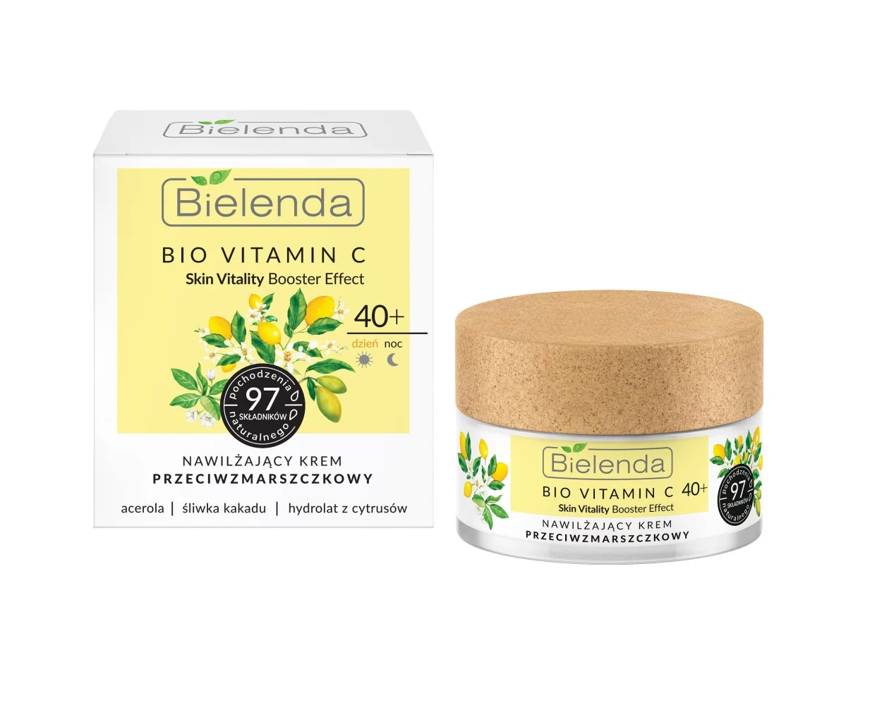 Bielenda Bio Vitamin C Moisturizing Anti Wrinkle Face cream 40+ day/night 50ml