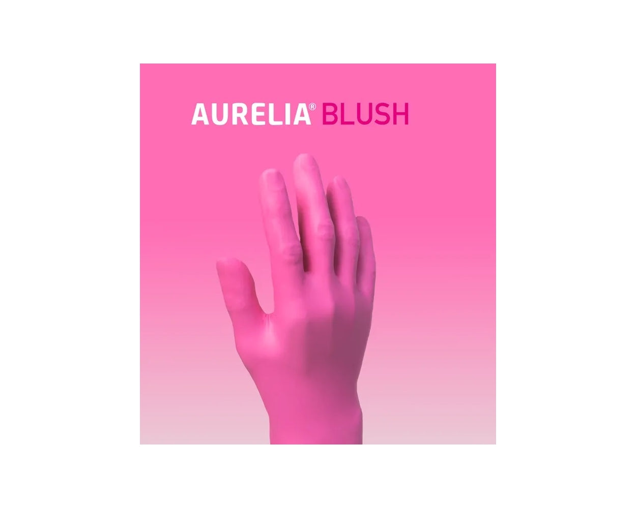 Aurelia Blush Ultra Thin Examination Gloves Powder Latex Free Size L 200pcs