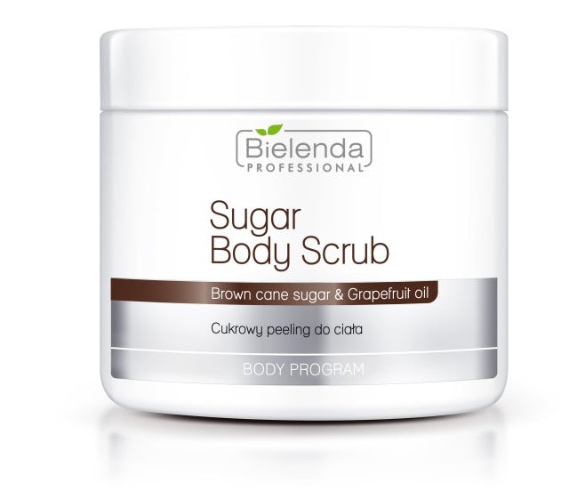 Bielenda Professional Brown Cane Sugar & Grapefruit Oil Body Scrub 600g