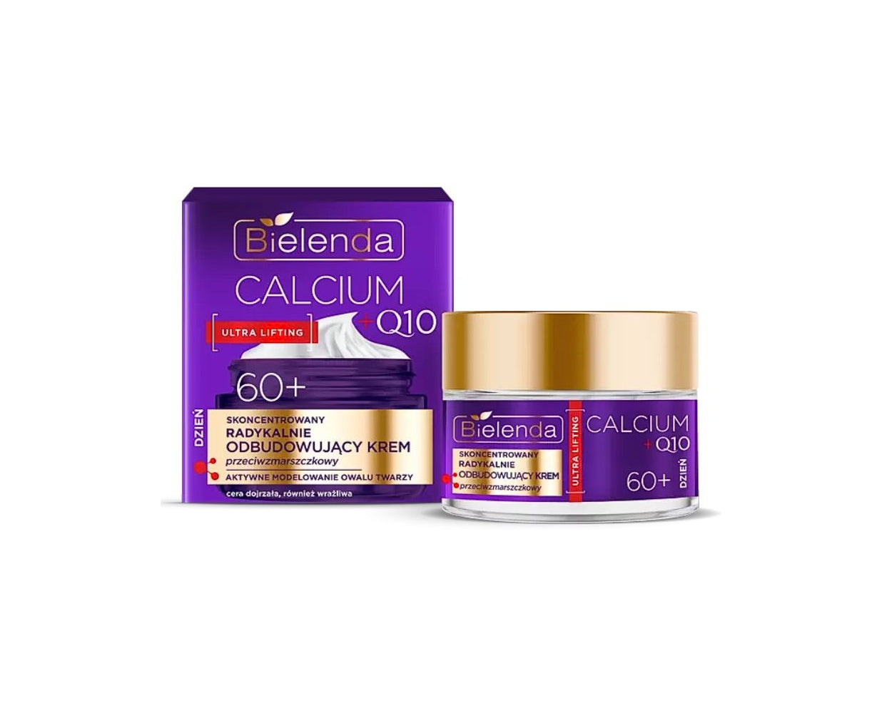 Bielenda Calcium + Q10 Ultra Lifting Radically Rebuilding Face Cream 60+ Day 50ml