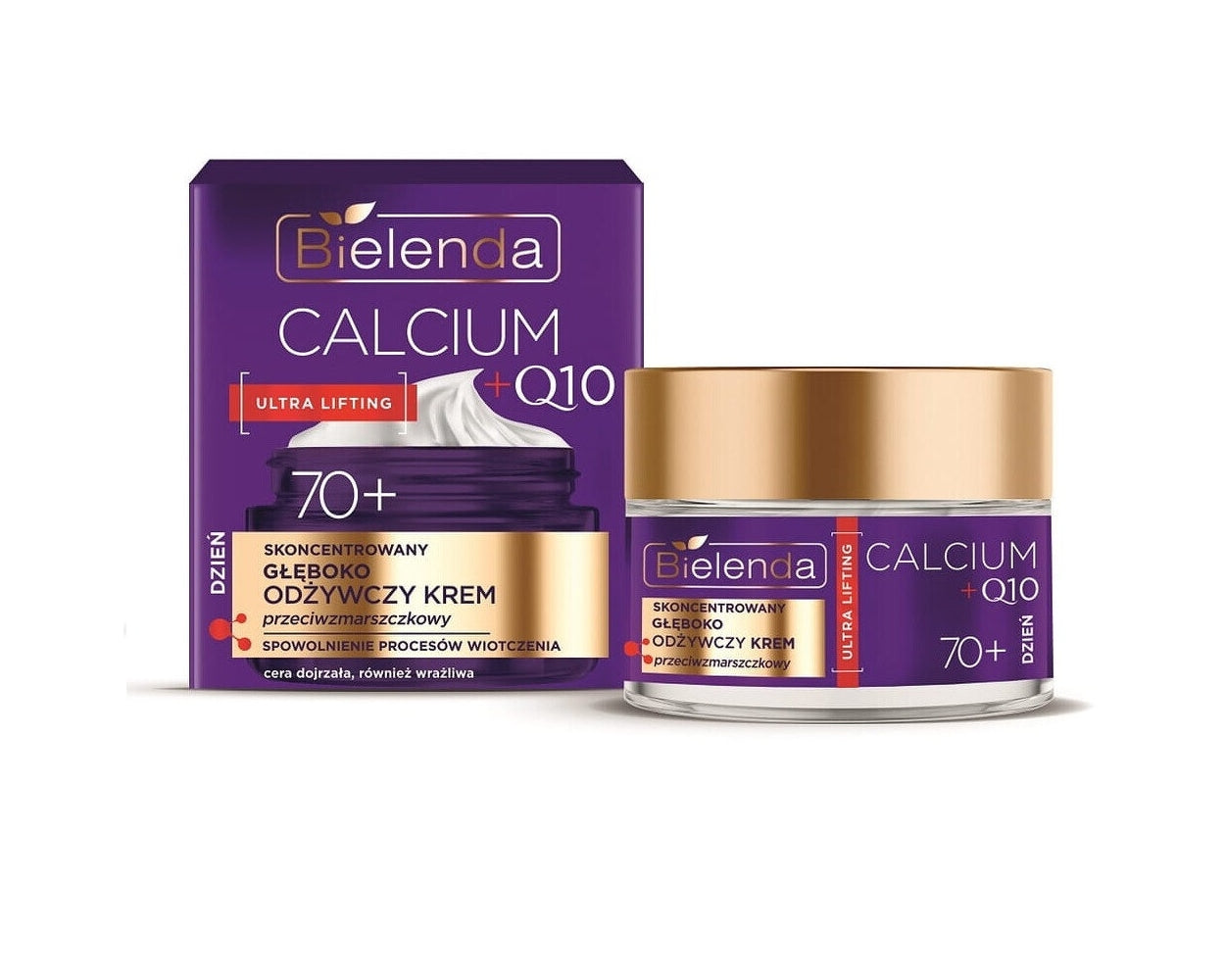 Bielenda Calcium + Q10 Deeply Nourishing Anti-Wrinkle Day Cream 70+ 50ml